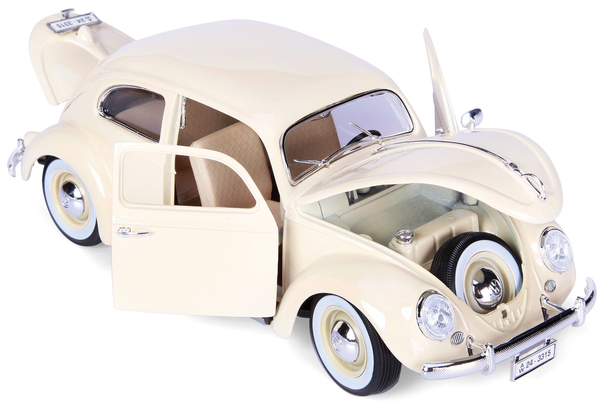 Amazon.co.jp: Bburago 1時18分ゴールドVWケーファービートル